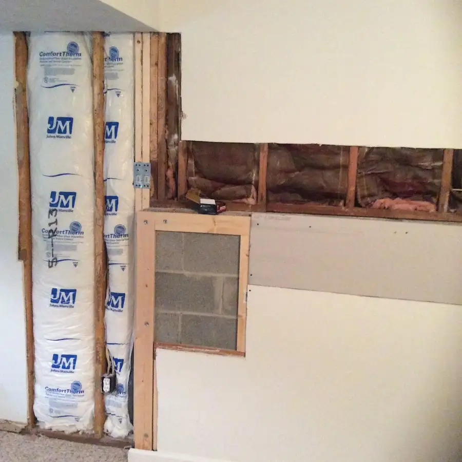 Wall insulation replacement during Odor Removal & Deodorization in Wasilla